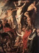 RUBENS, Pieter Pauwel Christ on the Cross between the Two Thieves oil painting artist